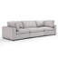 Nuccio 115.8'' Wide Modern Minimalist Pillow Back Sectional Sofa With 3-Seating
