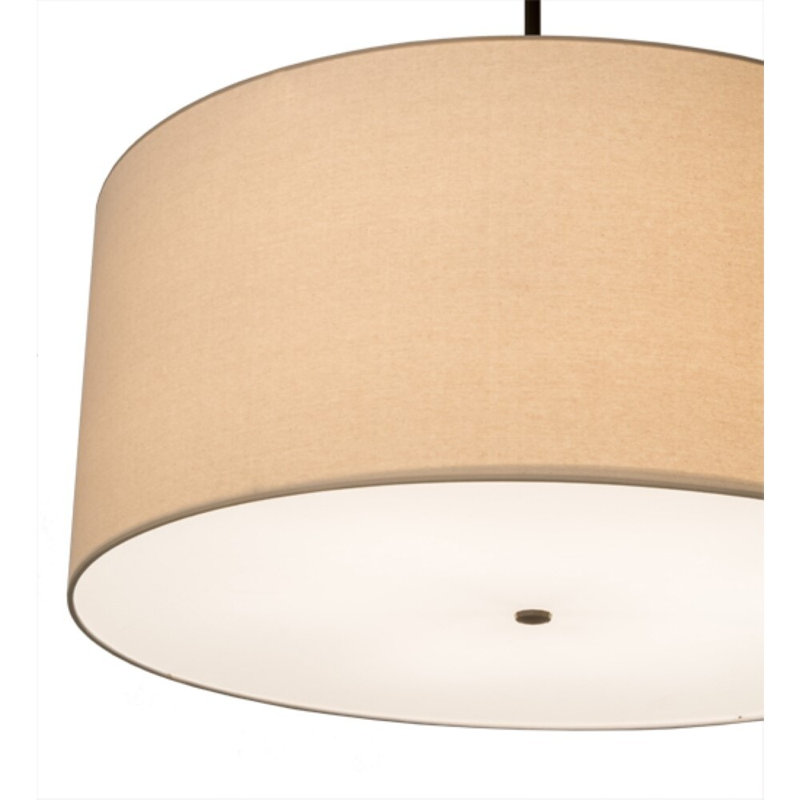 Cilindro Drum Chandelier, 34" H x 36" W x 36" D