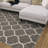 Mohawk Home Kalispell Geometric Woven Polyester Gray Area Rug-17958554