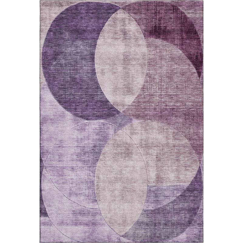 Premium Machine Washable Alves AMF1140 Geometric Rug, Rectangle 9' x 12'