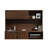 Wood Hutch With Hidden Storage, Brown