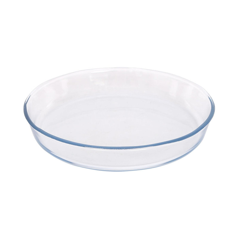 Argon Tableware Round Glass Baker Bakeware, 26cm x 26cm