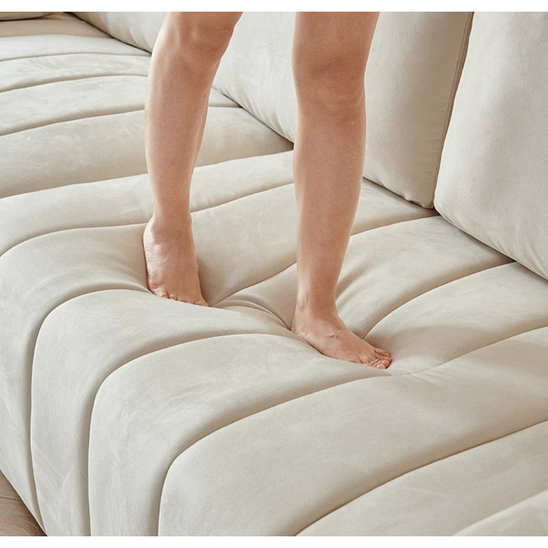 Simple Casual Creative Sofa, 33.85" H x 102.36" W x 38.18" D, 3