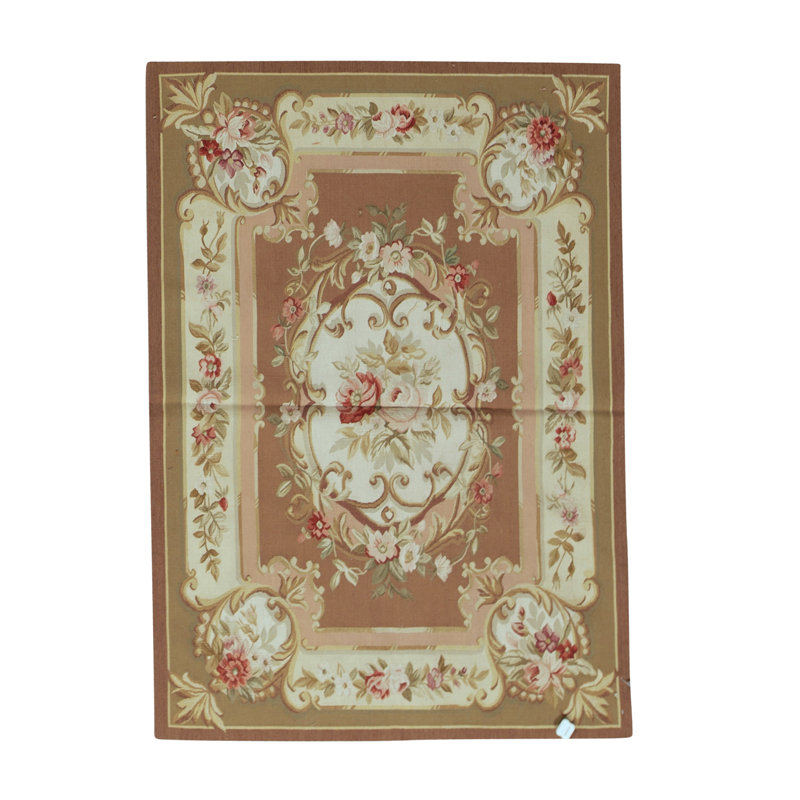 Aubusson Renaissance Wool Oriental Area Rug