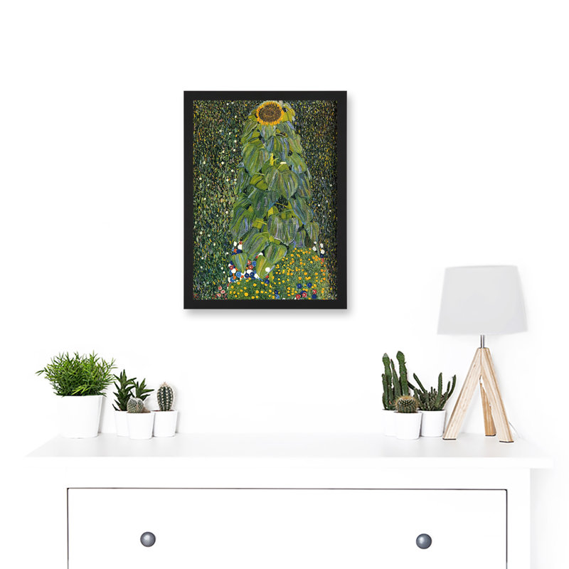 The Sunflower 1907 by Gustav Klimt - Single Picture Frame Painting