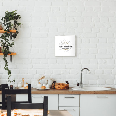 Plaque murale «Don't go less», design par Seven Trees Design