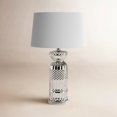 Baine Maffra 25" Silver Table Lamp