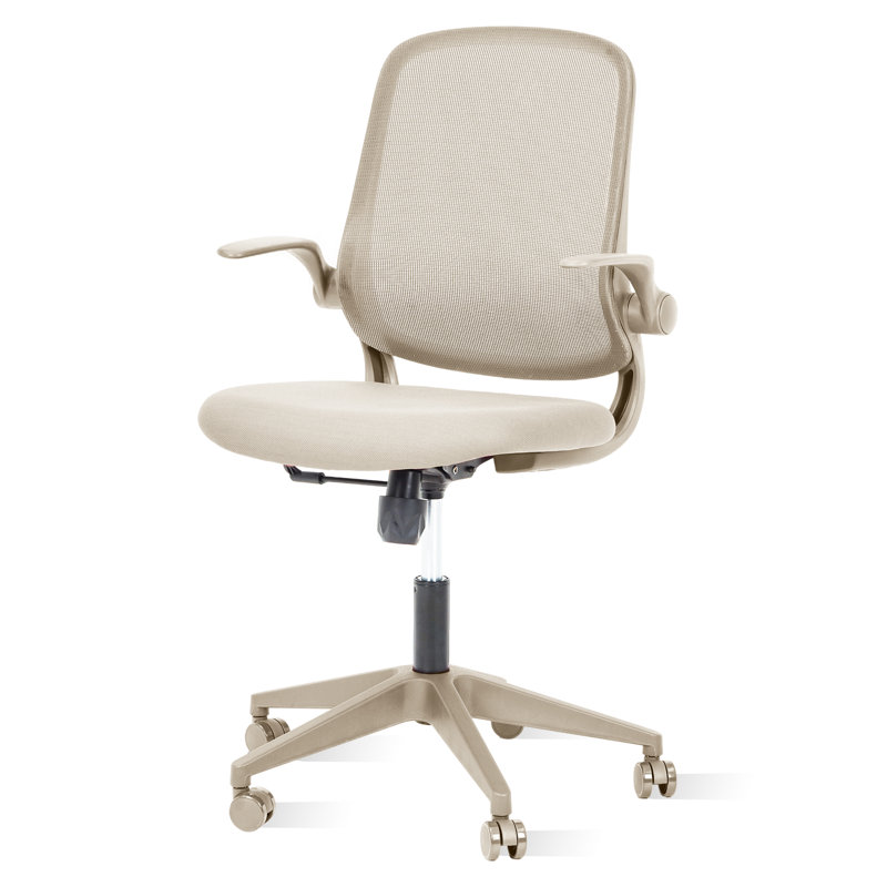 Fauteuil de bureau pivotant à hauteur réglable, White, White
