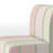Multicolor Striped Pattern - Upholstered Patterned Accent Slipper Chair