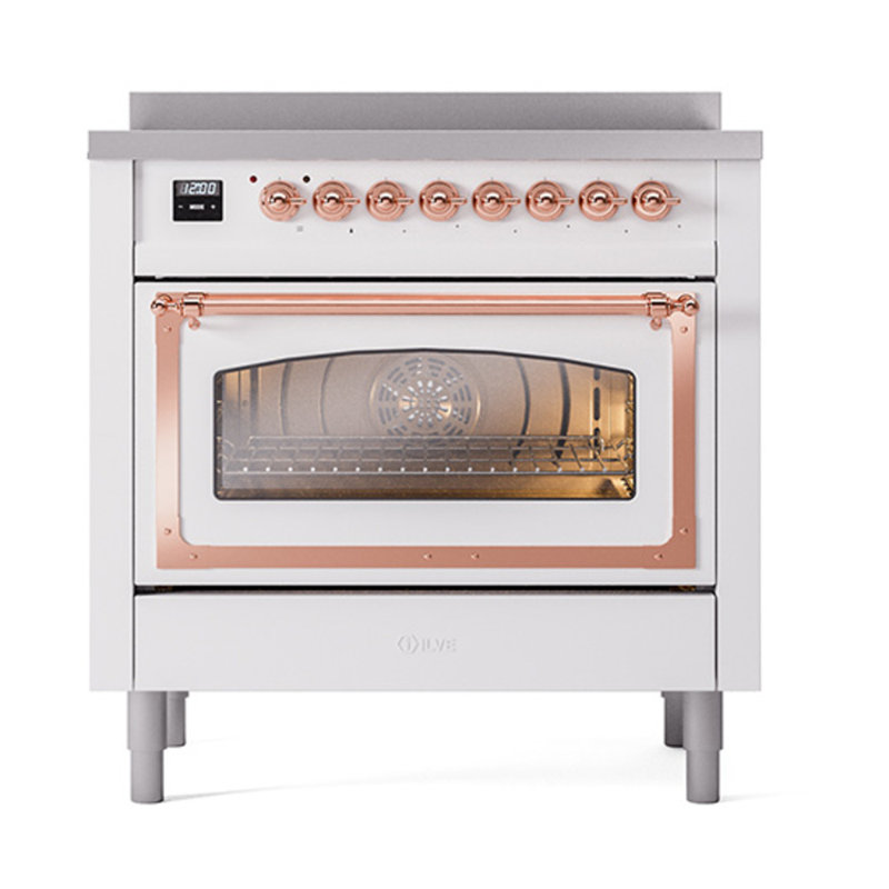 ILVE Nostalgie II Noblesse 36 in Induction Range, 76 cm H x 51 cm W