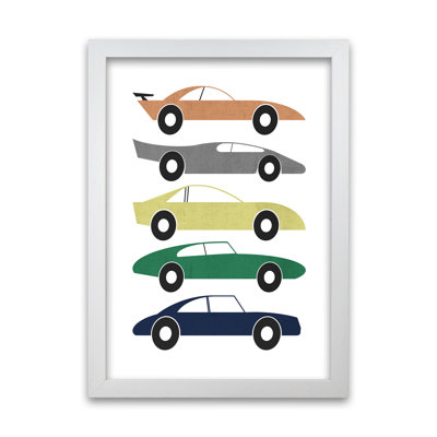 Muted Colours Car - Print