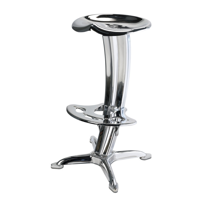 Tabouret de bar 28,5 po Cipolla, Brut - chrome