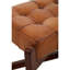 Waylan Genuine Leather Upholstered Bench