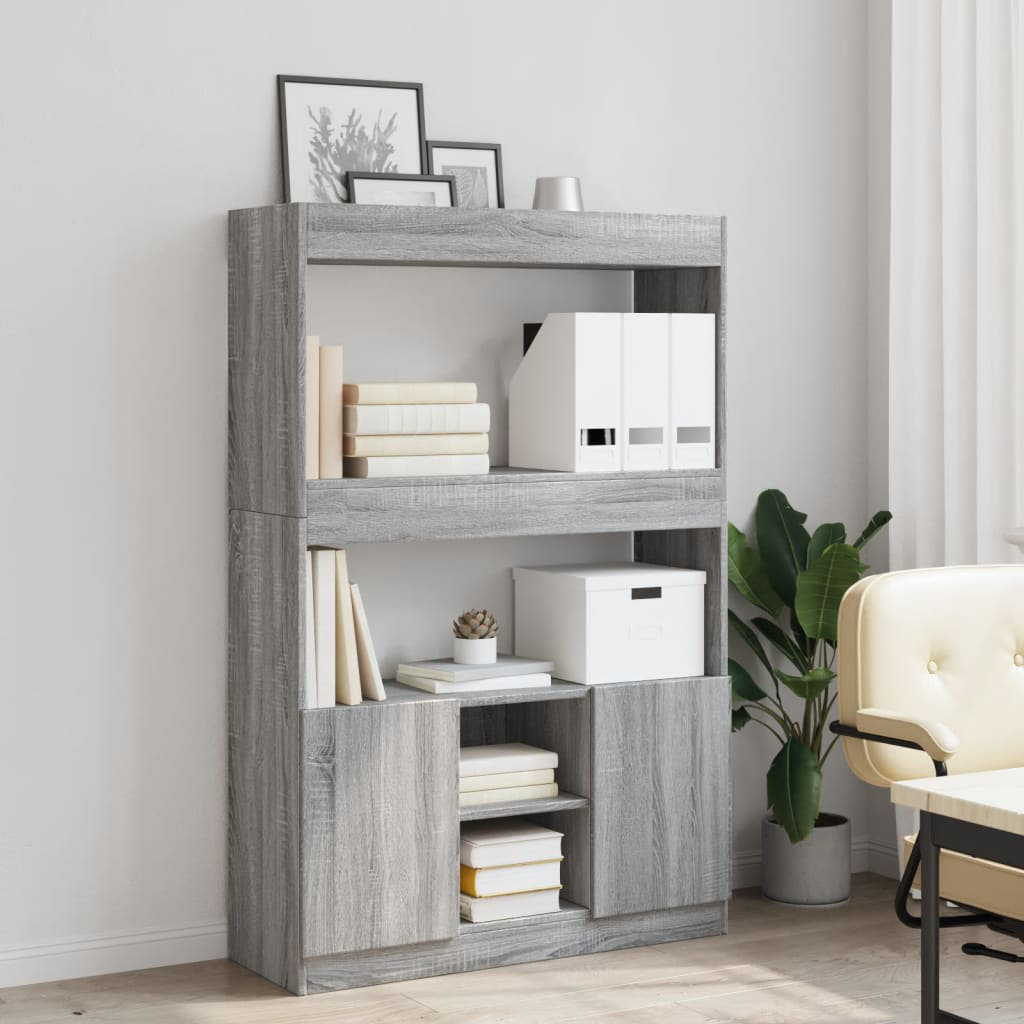 Highboard-Bücherregal Anacelia 140 x 92 cm