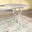 Table de cuisine extensible de style nordique, table de salle à manger extensible, avec base en tréteaux robuste-126454165