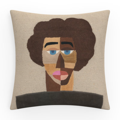 100% Cotton Throw Pillow