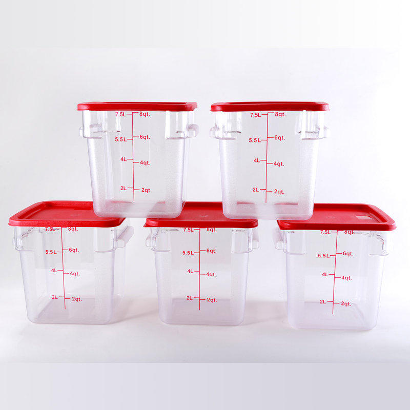 Ensemble de 5 contenants pour aliments de qualité commerciale