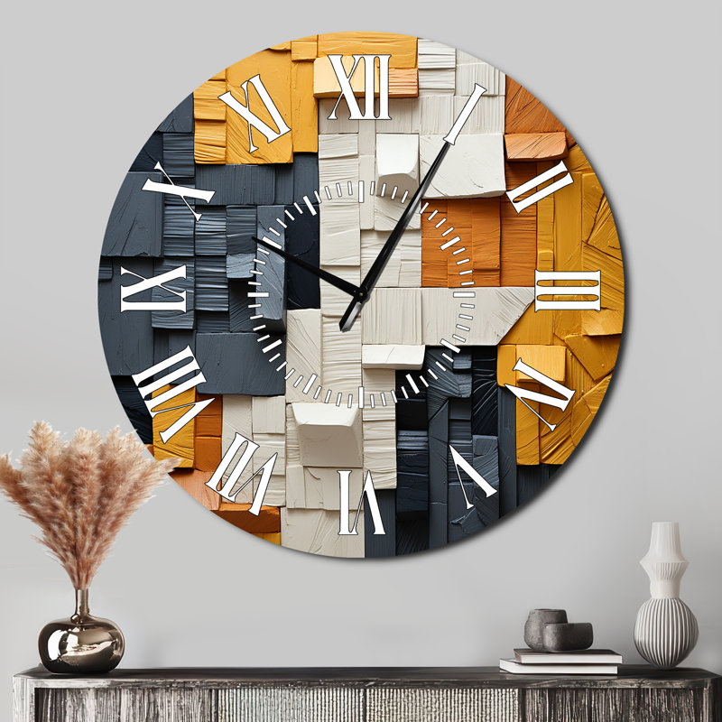 Horloge murale Cubic, Surdimensionné