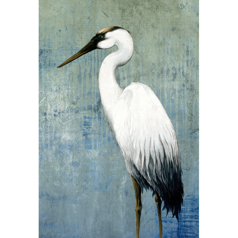 Majestic Heron - Wrapped Canvas Print, 46cm H x 30cm W