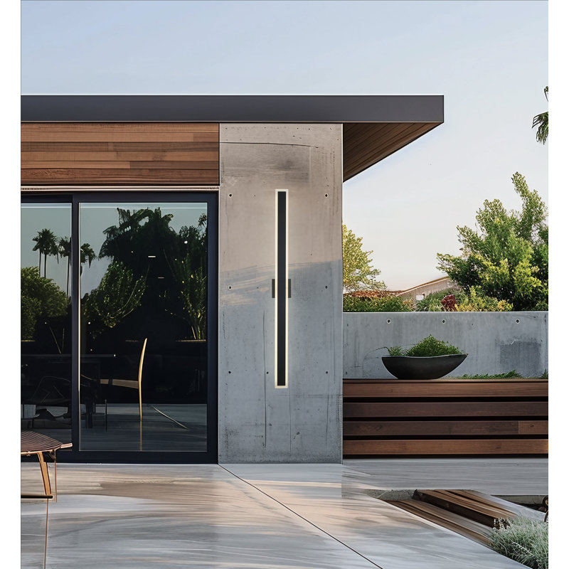 Tehmeena LED 48" Outdoor Wall Sconce