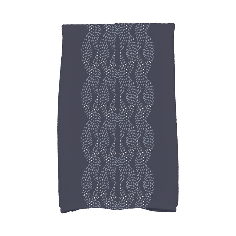 Stripe Tea Towel Kitchen Towel, Navy