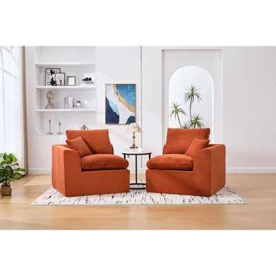 Confortable, modulaire 2 places pour le salon et les appartements, tissu en velours côtelé doux, mousse à mémoire de forme à rebond élevé, housses détachables, espace de rangement ergonomique avec nuage, canapé modulaire modulaire,