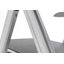 Multi-position armchair, silver/anthracite, aluminium outdoor fabric