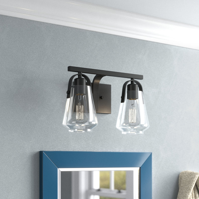 Powers 2 - Light Dimmable Vanity Light, Matte Black