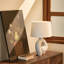 22.04" Single Resin Table Lamp Farmhouse for Bedroom Bedside Nightstand