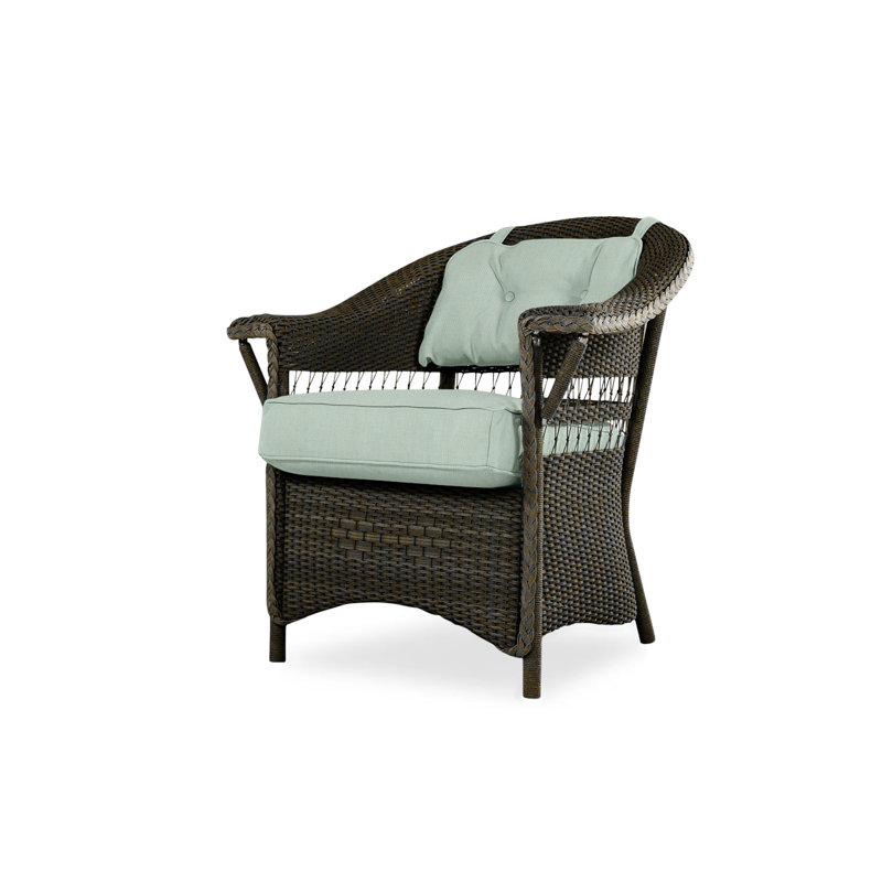 Nantucket Outdoor Dining Armchair, Decorline Navy, Mink