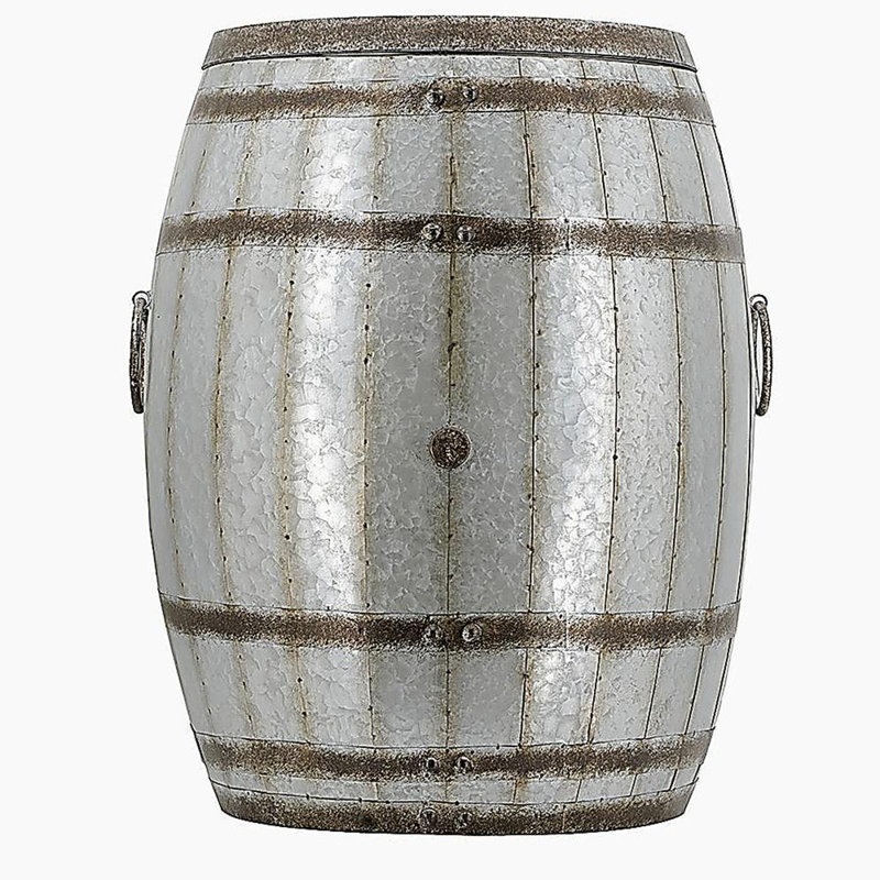 22.5x22.5x26" Drum Side Table