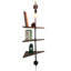 Juney 1 - noyer clair / applique murale noire