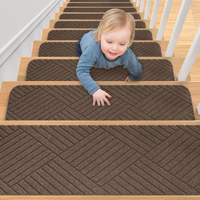 Non-Slip Stair Tread, Brown
