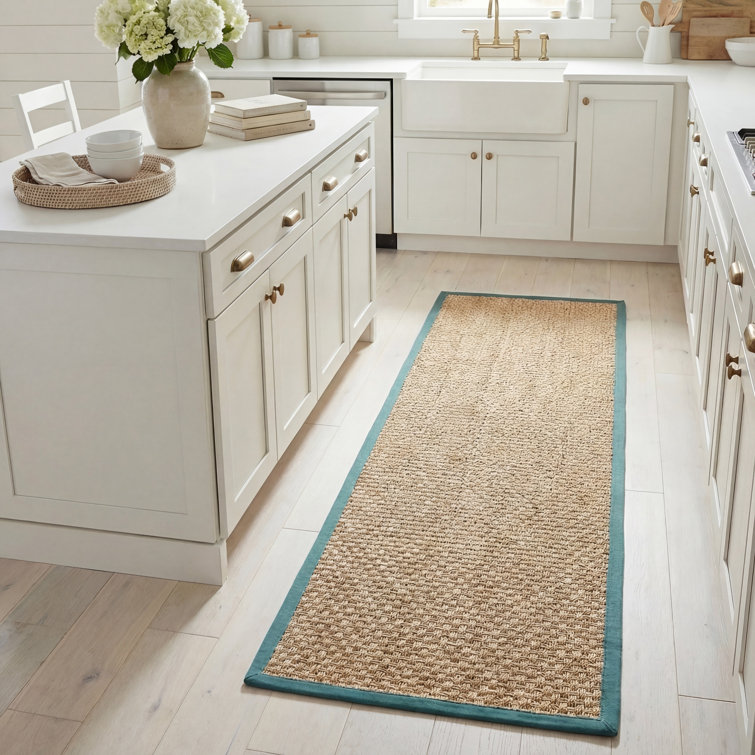 Auckland Natural/Light Blue Rug