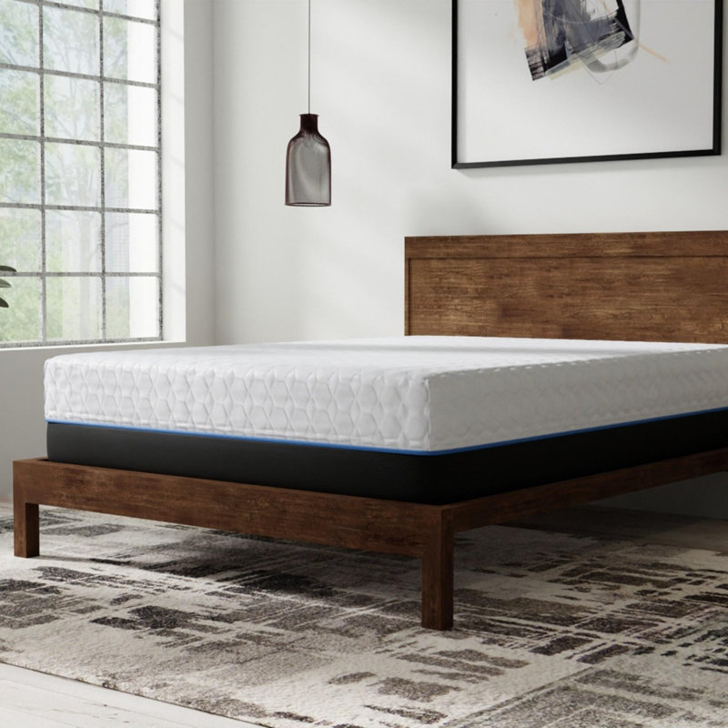 Matelas en mousse à mémoire de forme moelleux en cuivre infusé de 14 pouces, Très grand lit, 14"