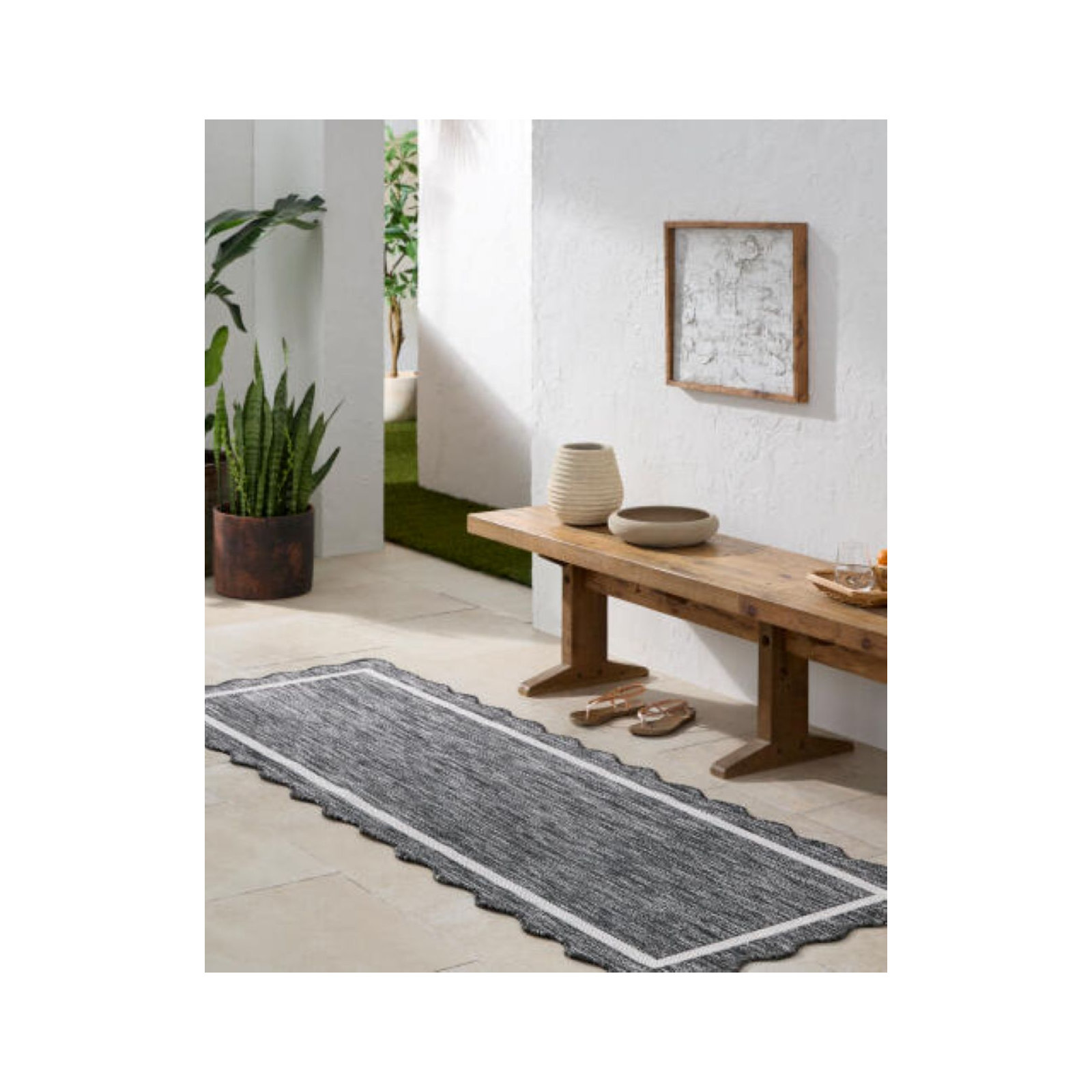 Skiles Machine Woven Rug, Runner 2'7.5" x 7'2.6"