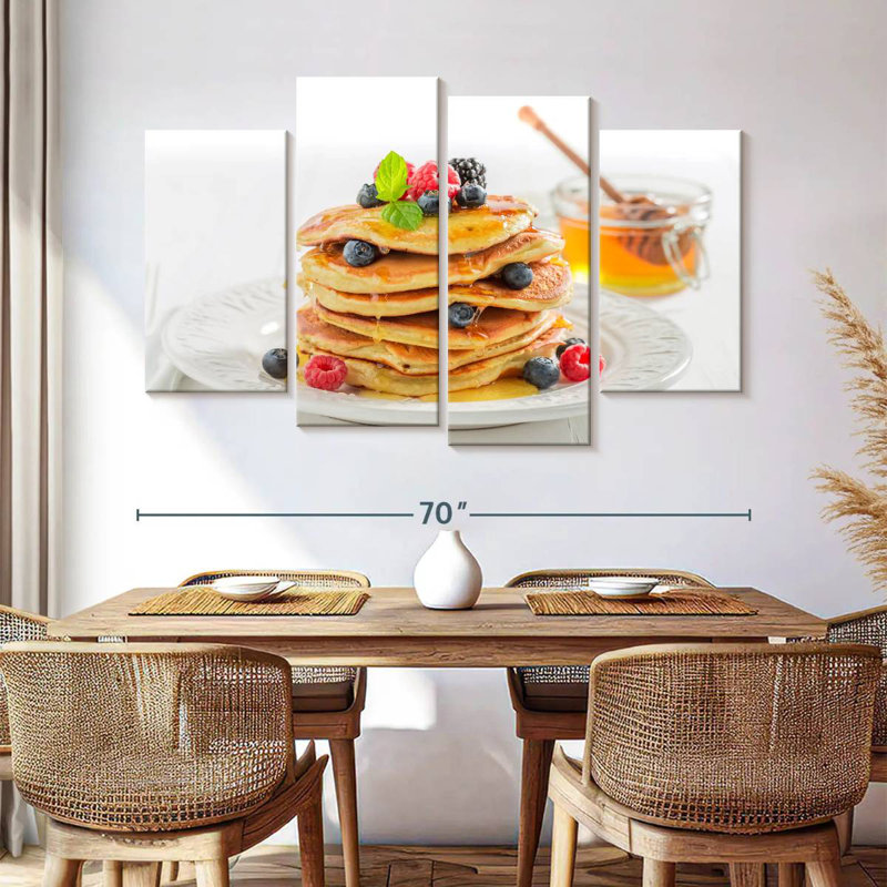 Crêpes au miel et aux baies Yarlin, H 42 po x l 68 po