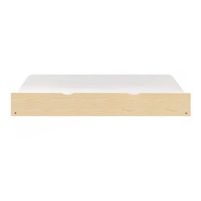 Ensemble de chambre à coucher pour lit gigogne simple au fini pin naturel