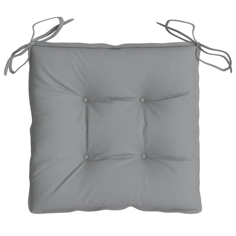 Coussin de siège d'extérieur, 15,7 po x 15,7 po, Gris, 4