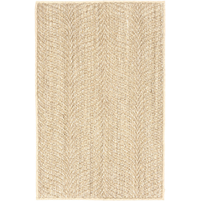 Wave Sand Woven Sisal Rug, Rectangle 5' x 8'
