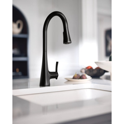 Sinema Smart Faucet Touchless Pull-Down Sprayer Kitchen Faucet with Voice and Motion Control