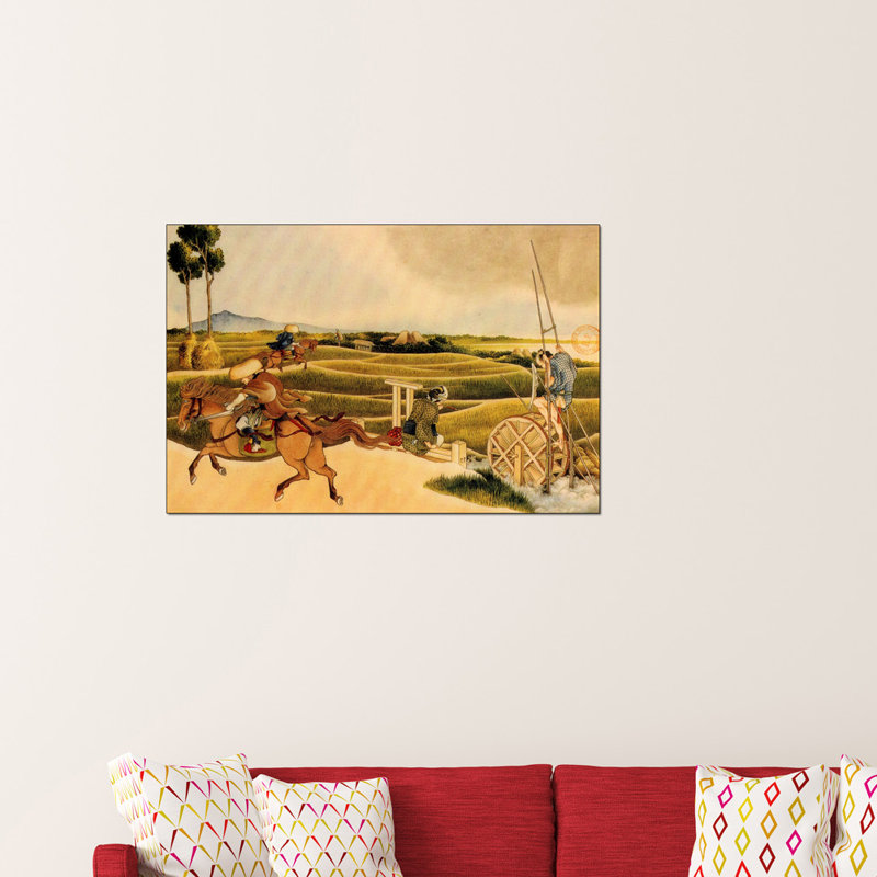 Hokusai - Wrapped Canvas Painting, 60cm H x 90cm W x 1.8cm D