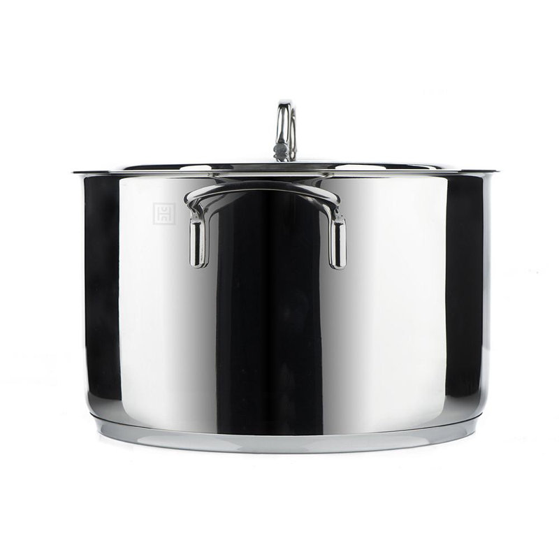 Pot à soupe avec couvercle avec couvercle de cuisine contempo clapier, H 5,9 po x l 9,4 po