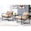 Fauteuil d'appoint inclinable élégant en velours moderne avec structure en métal-1438976914