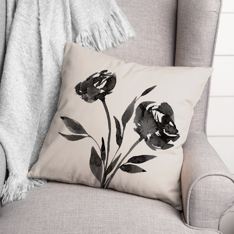 Housse et insert de coussin carré Inky