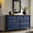 Rustic Oak Antique Blue