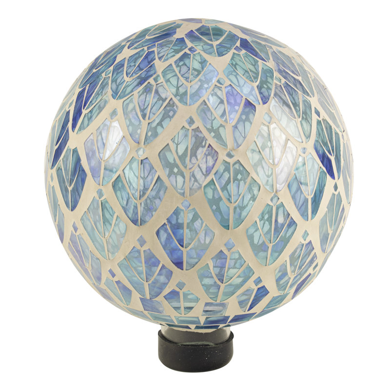 Balle fixante aigue-marine mosaïque