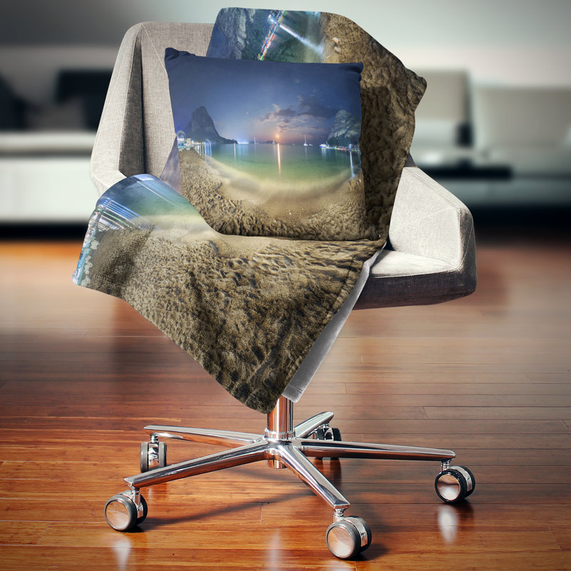 Coussin Seashore, 16 po x 1 po, Coussin décoratif