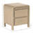 Ola 2-Drawer Nightstand, Brown