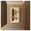 Décoration murale réglable en grès à 3 couleurs DEL avec verdure simulée - fini café clair, l 41,34 po